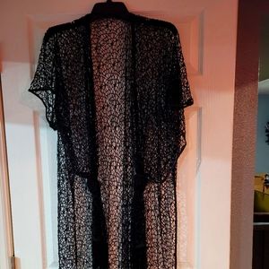 Very Classy Black Shaw with tassels at bottom.  Never worn.